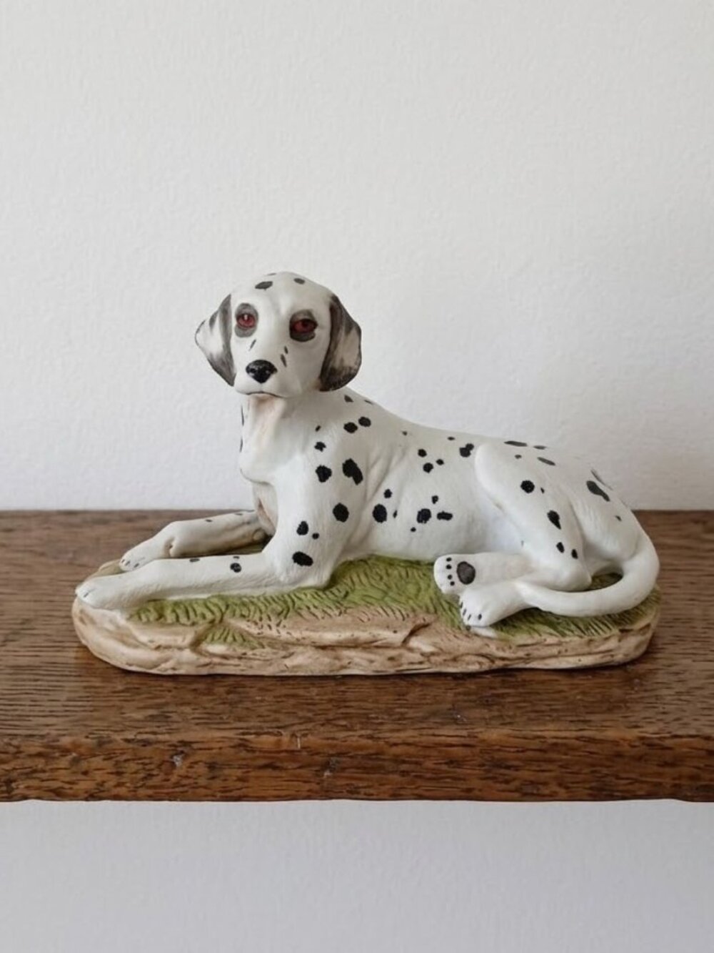 Vintage Homco Dalmatian Dog Figurine 1403 Porcelain Bisque Home Interiors Statue